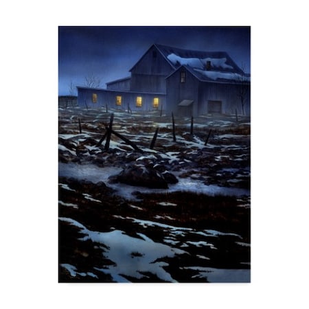 John Morrow 'Evening Mist' Canvas Art,24x32